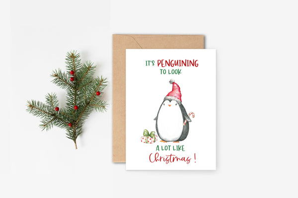 Cute + 'Punny' Australian and Woodland Animal Christmas Cards  I Assorted Pack of 10 with envelopes I  Blank Inside