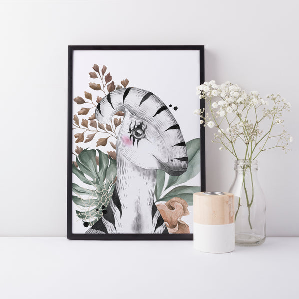 Dinosaur Wall Art Print Set of 6, Kids Bedroom Wall Art, Jurassic Theme Dinosaur Species Nursery Kids Bedroom Decor
