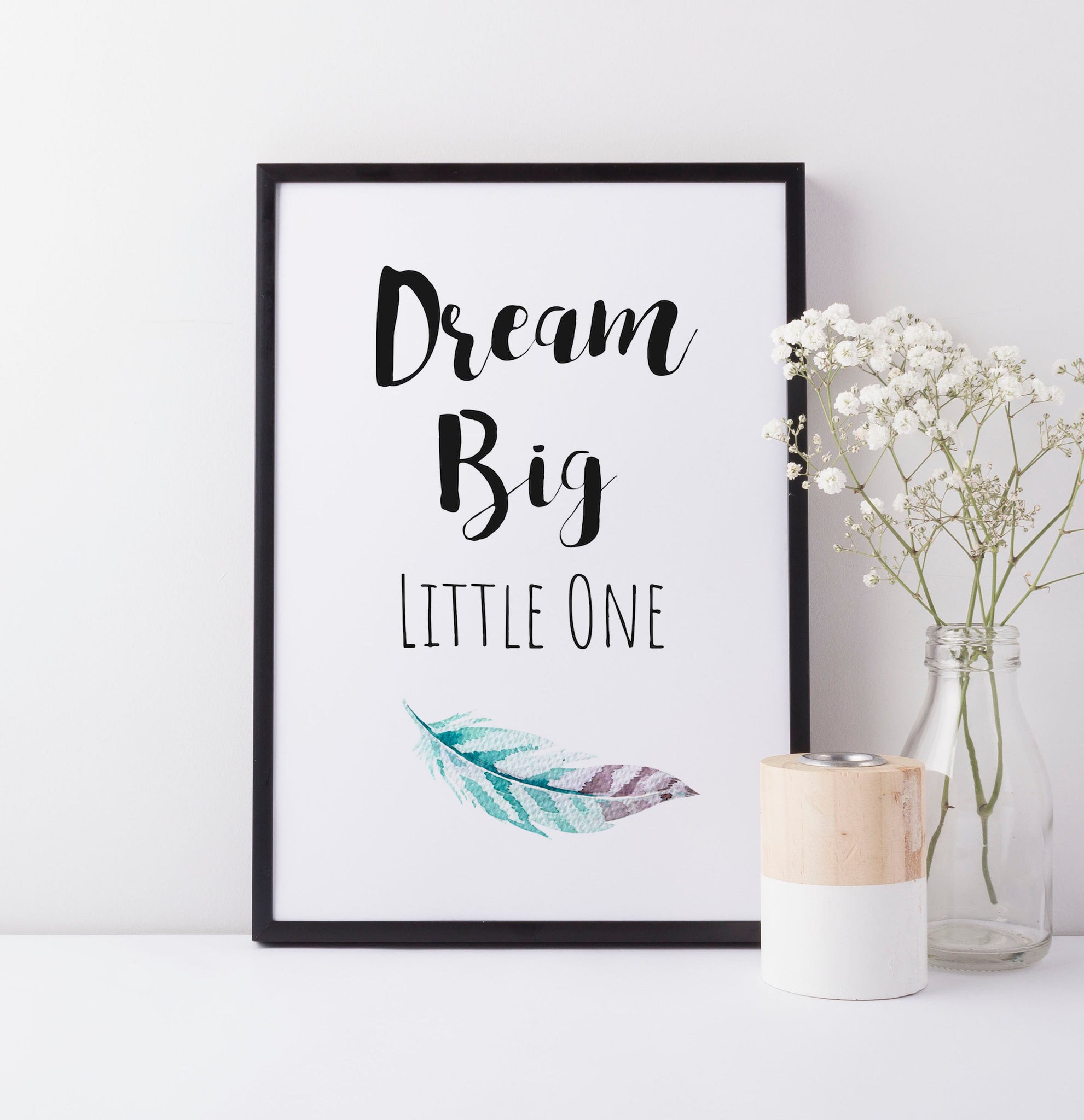 Feather nursery hot sale decor